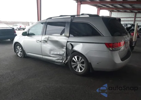 2014 Honda Odyssey Ex-L from USA, damaged, VIN 5FNRL5H65EB086628